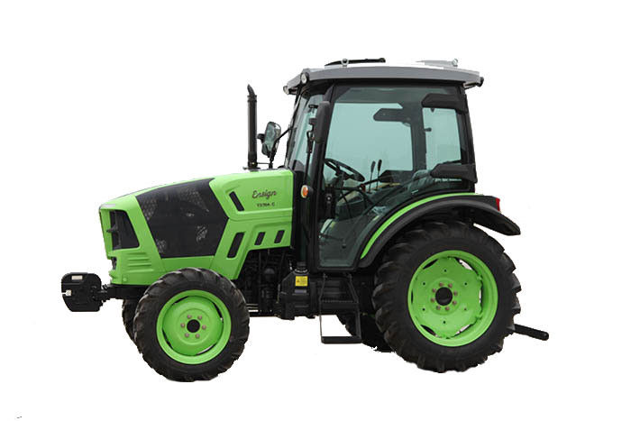 Customised Green Small Diesel Tractor , 4 Wheel Drive Agriculture Mini Tractor