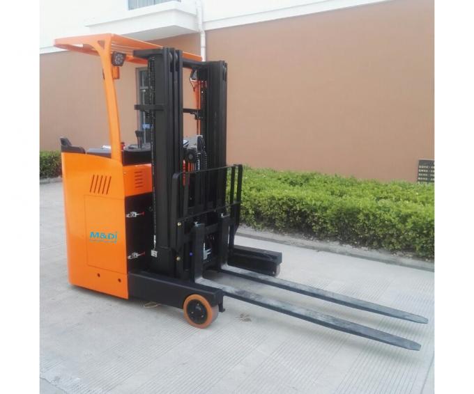 2500kg ขับเคลื่อนพาเลท AC Motor Reach Stacker Forklift 0
